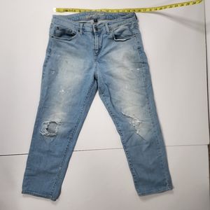 Universal Thread Mid Rise Boyfriend Crop Jeans Size 10/30 Regular